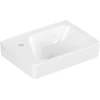 Image de V&B Architectura Lavabo mural 36x26 cm, évier droite, 1 trou, avec trop-plein, blanc C+