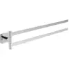 Image de V&B Porte-serviettes Elements Striking 410 mm, double bras, nickel brossé noir