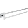 Image de V&B Porte-serviettes Elements Striking 410 mm, double bras, or brossé