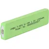 Image de vhbw Cellules de Batterie Compatible avec Sony NH10WM, NH-10WM, NH14WM baladeur, Minidisc (1100mAh, 1,2V, NiMH), Bouton Top, 7/5F6