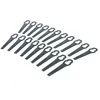 Image de vhbw 20x Lames compatible avec CMI C-Art-10.8/17 taille gazon - Lames de rechange, noir, plastique