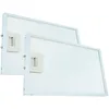 Image de vhbw 2x Filtre anti-graisse remplacement pour Whirlpool ARI333052, ARI338199, C00136541, C00242705 pour hotte de cuisine - 30,4 x 26,8 x 1,2 cm, métal