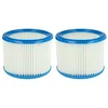 Image de vhbw Set de filtres 2x Filtre plissé compatible avec WAP ST 25, ST 35E, ST 35 E aspirateur à sec ou humide - Filtre à cartouche