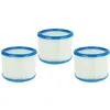 Image de vhbw Set de filtres 3x Filtre plissé compatible avec Nilfisk/Alto/Wap Aero 20, 21, 25, 26, 31 aspirateur à sec ou humide - Filtre à cartouche