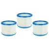 Image de vhbw Set de filtres 3x Filtre plissé compatible avec Nilfisk-Alto Attix 550-21, 8 Gallon/AS/E aspirateur à sec ou humide - Filtre à cartouche