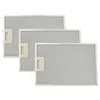 Image de vhbw 3x filtres permanent à graisse compatible avec Bosch DKE965A/04, DKE965AAU/01, DKE965AGB/01, DKE965AGB/03 hotte de cuisine, métal