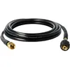 Image de vhbw Tuyau de rallonge 5 m compatible avec Kärcher K2, G 7.10 M, K 2.00 plus, K 2.01 nettoyeur haute pression avec connexion M22 x 1,5, noir