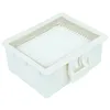 Image de vhbw filtre compatible avec Bosch BSGL3126GB/03, BSGL31465/03, BSGL31466/03, BSGL31460/03 aspirateur - filtre d'évacuation HEPA blanc