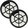 Image de vhbw Kit de 2x Filtres compatible avec Bosch BGC05A220A/02, BGC05A220A/03, BGC05AAA1/02 aspirateur - filtre de sortie d'air, noir/blanc