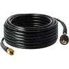 Image de vhbw Tuyau de rallonge 20 m compatible avec Kärcher K4, K 300M-PL-HORNBACH, K 330 M nettoyeur haute pression avec connexion M22 x 1,5, noir