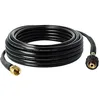 Image de vhbw Tuyau de rallonge 10 m compatible avec Kärcher K5, K 444M-PLUS-EXKL, K 490 M plus nettoyeur haute pression avec connexion M22 x 1,5, noir