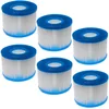 Image de vhbw 6X Cartouche filtrante Type S1 Compatible avec Intex PureSpa 28423E, 28443E, 28453E Spa, Bain à remous - Filtre de Rechange, Blanc/Bleu