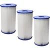 Image de vhbw 3X Cartouches filtrantes Remplacement pour Bestway 58221, 58095, Type 4, Type IV pour Piscine Pompe de Filtration, Filtre à Eau Blanc/Bleu