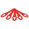 Image de vhbw 5x Lames compatible avec Einhell GE-CT 18 Li Kit, BG-CT 18 Li, GE-CT 18 Li tondeuse - Lames de rechange, rouge, polyamide