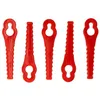 Image de vhbw 5x Lames compatible avec Güde RT 18-201-05, RT 18-0 taille gazon - Lames de rechange, rouge, plastique