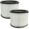 Image de vhbw 2x filtre plissé compatible avec Starmix Energetic APDH-1430, APDM-1430 aspirateur à sec/humide - noir/blanc 3500 cm²