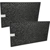 Image de vhbw 2x Filtre à charbon actif compatible avec Sharp KC-D40EUW, KC-D50EUW, KC-G40EUH, KC-D40EUB purificateur d'air - Filtre à air noir