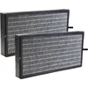 Image de vhbw 2x Filtres H11 remplacement pour Kärcher 2.863-029.0 pour purificateur d'air - Filtre de rechange avec charbon actif intégré