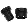 Image de vhbw Kit de réparation du tuyau de l'aspirateur 2-pcs compatible avec Miele Allergy Control - Maintenance noir