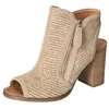 Image de MUSTANG Femme 1492-801 Sandale à Talon, Beige, 41 EU