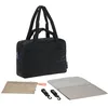 Image de LÄSSIG Bolso cambiador avec asa de transporte et matelas à langer, fixation pour poussette, hydrofuge/GRE Everyday Bag black