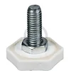 Image de Pied avant compatible avec Whirlpool 481246248054 Filetage M8 pour machine à laver et sèche-linge