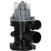 Image de Pompe de vidange compatible avec Hotpoint C00517420 Askoll Mod.M327 avec tête de pompe et tamis pour machine à laver et sèche-linge