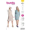 Image de Burda Patron de couture 5826 pour robe [Femme Taille 36-48] Niveau 3 Moyen