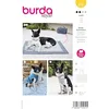 Image de Burda Patron de couture #5702 Couverture pliable pour chien Jouet en os et manteau