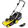 Image de Kärcher Tondeuse Sans Fil LMO 5-18 Dual, Idéale Pour les Pelouses Jusqu'à 550m2, Largeur de Coupe : 41 cm, Moteur : 36 V, Bac de Ramassage : 45 L, Utilisable Avec 2 Batteries 18 V Kärcher Non-Incluses