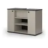 Image de Vicco Meuble sous lavabo Joli, Grège, 80x59cm avec 2 Portes, montable au Mur pour Le Rangement des Accessoires de Salle de Bain