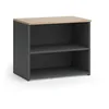 Image de Vicco Meuble TV Wido, Anthracite/Sonoma, 60x50cm avec 2 Compartiments, adapté comme Support TV avec Passage de câbles