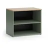 Image de Vicco Meuble TV Wido, Vert, 60x50cm avec 2 Compartiments, adapté comme Support TV avec Passage de câbles