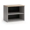 Image de Vicco Meuble TV Wido, Grège, 60x50cm avec 2 Compartiments, adapté comme Support TV avec Passage de câbles