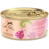 Image de TERRA FELIS Kitten Nourriture Humide pour Chatons au Poulet et à la Dinde, 100% qualité Alimentaire - Toutes Les matières premières - 90% de Viande - sans céréales - 70