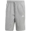 Image de adidas Homme Essentials Single Jersey 3-Stripes Shorts, Medium Grey Heather/White, S