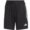 Image de Adidas Femme Tiro23l Trshowl Shorts 1 4, Noir, M EU