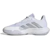 Image de Adidas Femme CourtJam Control Tennis Shoes, Cloud White/Silver/Cloud White, 36 2/3 EU