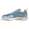 Image de adidas Avacourt, Chaussures de Tennis pour Femme, Preloved Blue FTWR White Screaming Orange, 39 1/3 EU