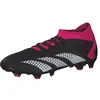 Image de adidas Mixte Predator Accuracy.3 Firm Ground Boots, Core Black / Cloud White / Shock Pink, 46 2/3 EU