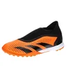 Image de adidas Predator Accuracy.3 Chaussures de football sans lacets Unisexe, Orange et noir., 43 1/3 EU