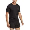 Image de adidas Hommes Run Icons 3S Tee Vêtements De Course Maillot De Course Black - Noir