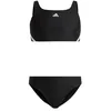 Image de adidas Fille 3-Stripes Bikini, Black/White, 13-14 Years