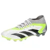 Image de adidas Football Shoes (Multi Ground) Predator Accuracy.2 MG, FTWR White/Core Black/Lucid Lemon, IE9486, 9-