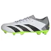 Image de adidas Mixte Predator Accuracy.3 L FG, Cloud White/Core Black/Lucid Lemon, 42 2/3 EU
