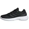 Image de adidas Femme Gamecourt 2.0 Tennis Shoes, Core Black / Core Black / Silver, 40 2/3 EU