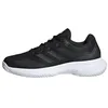Image de adidas Femme Gamecourt 2.0 Tennis Shoes, Core Black / Core Black / Silver, 41 1/3 EU