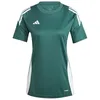 Image de adidas Femme Tiro 24 Shirt, Team Dark Green/White, XL