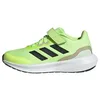 Image de adidas Mixte enfant RunFalcon 3.0 Elastic Lace Top Strap Shoes, Green Spark / Core Black / Putty Grey, 28 EU