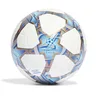Image de adidas Mixte Ball (Machine-Stitched) UCL Trn, Top:White/Silver Met./Bright Cyan/Shock Purple Bottom:Iron Met./Solar Orange, IA0952, 5